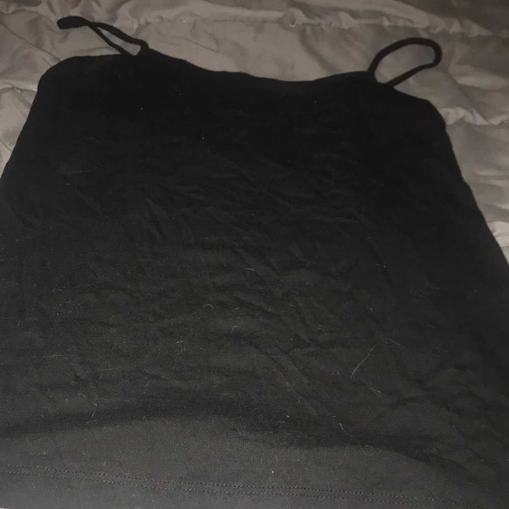 Black tank top